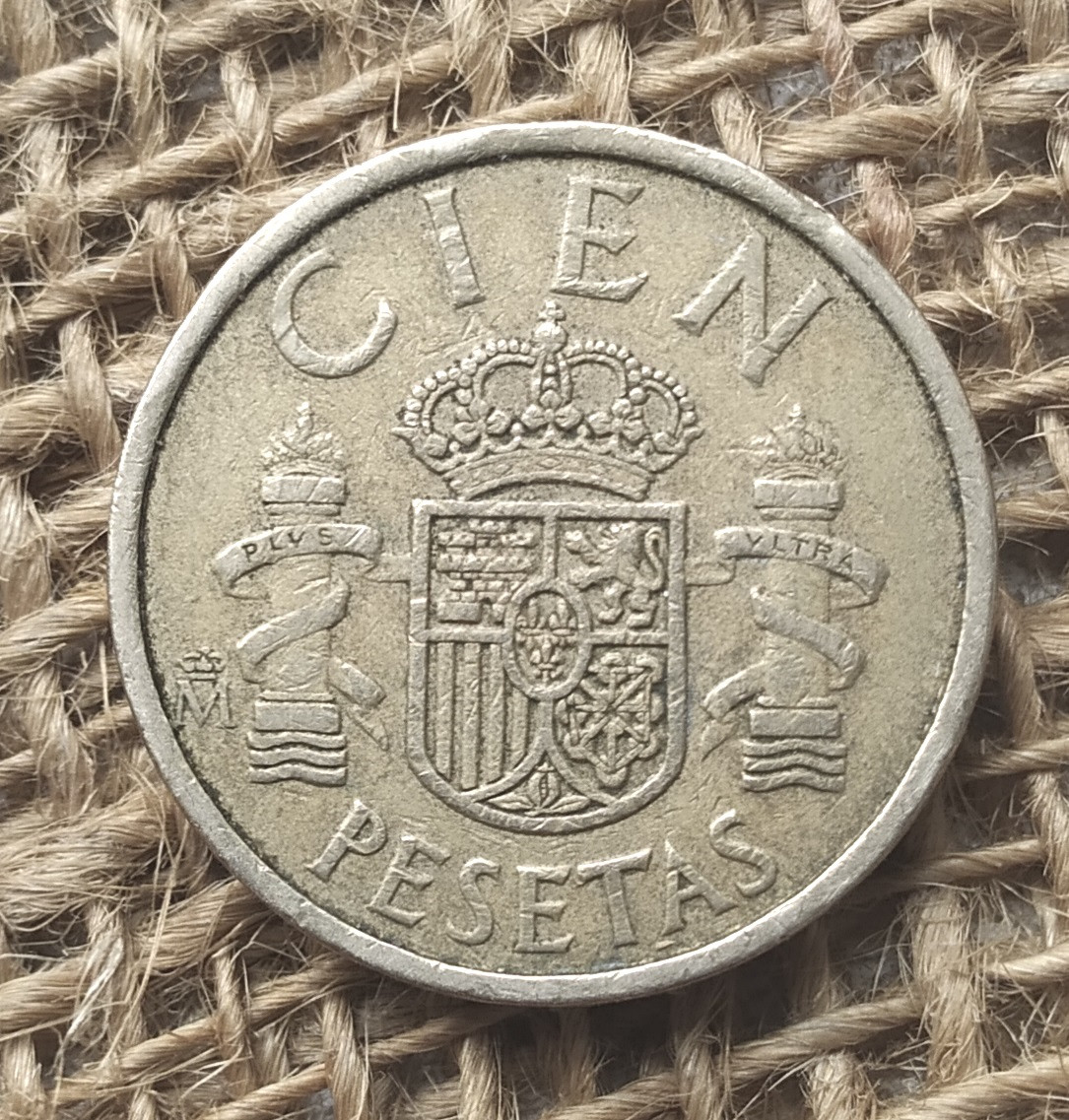 100 песет 1985 року. Iспанiя