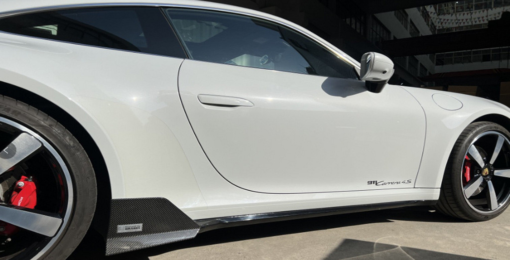 Бокові пороги для Porsche 911 2018- рр, фото 1