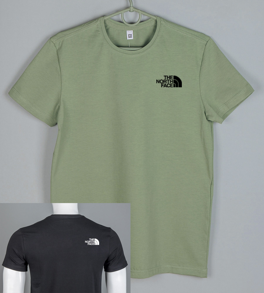 Футболка юніор The North Face 2421п (Уп.4шт XS, S), Світла оливка