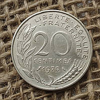 20 сантимiв 1970 року францiя