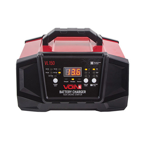 Пуско-зарядний пристрій VOIN VL-150 6V 12V 2A-8A-15A Start-100A 8-180AHR LCD індик.