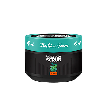 Скраб The Shave Factory для обличчя та тіла М'ята, 300 мл (10801067)
