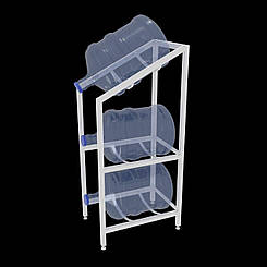 Підставка Тумба металева для зберігання бутильованої води 3 шт 1100 350х500 для трьох бутлів Кулер СВ-03