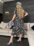 Стильне плаття міді з ніжної тканини софт, фото 2