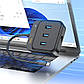 USB хаб із входом Type-C HUB адаптер Hoco HB35 Easy link 4-in-1 Gigabit Ethernet (3*USB3.0, RJ45, 0.2m). Black, фото 9