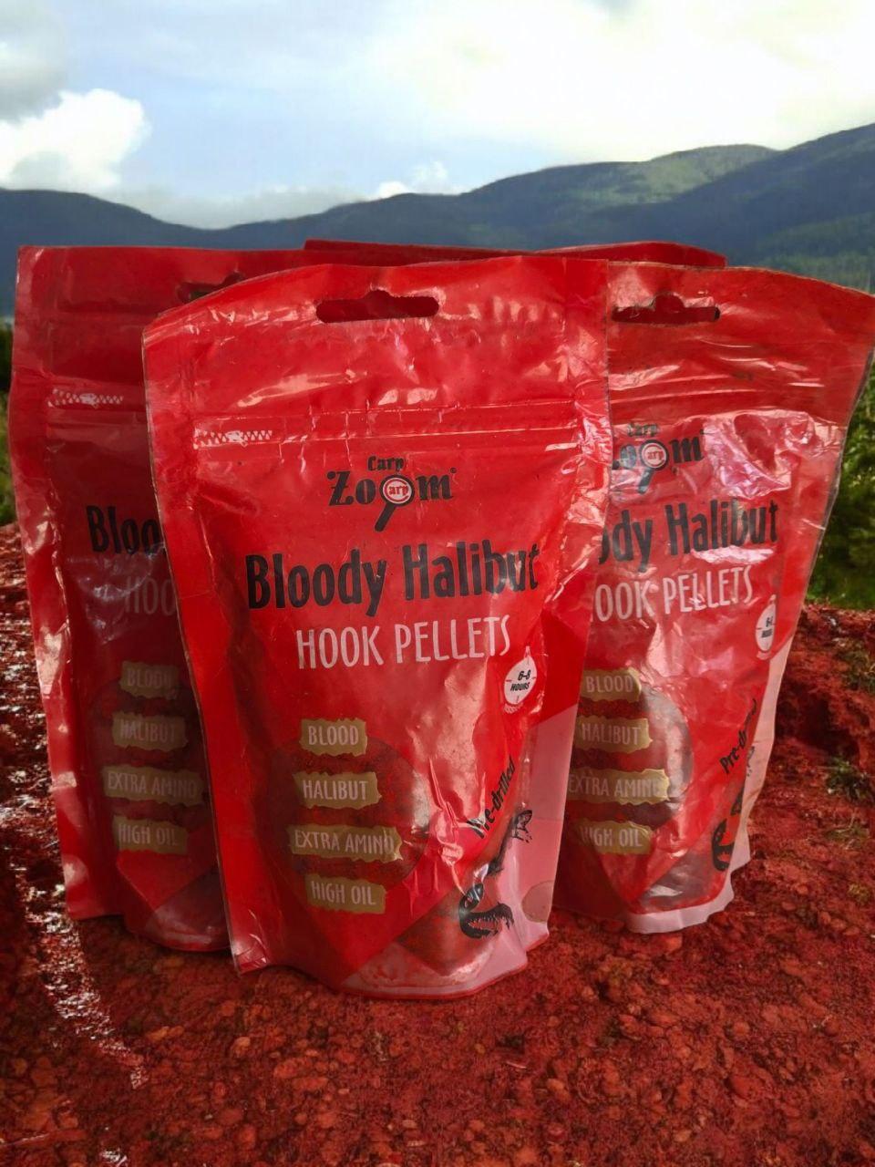 Пеллетс насадочний Carp Zoom Strawberry Halibut Hook pellets 15mm 150грам