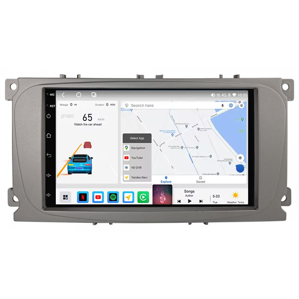 Штатна магнітола Mekede MS Ford Focus 2 2004-2011 7'' QleD