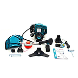 Потужна бензинова коса Makita EBH252U 3.5 кВт з 4х-тактним двигуном Мотокоса Макіта для високої трави, фото 4
