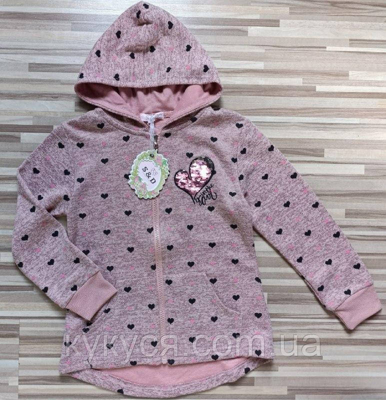 Кофта пайта на блискавці з вишивкою