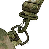 Чоловіча сумка через плече, тактична, мультикам, з патч панеллю, матеріал Кордура., фото 9