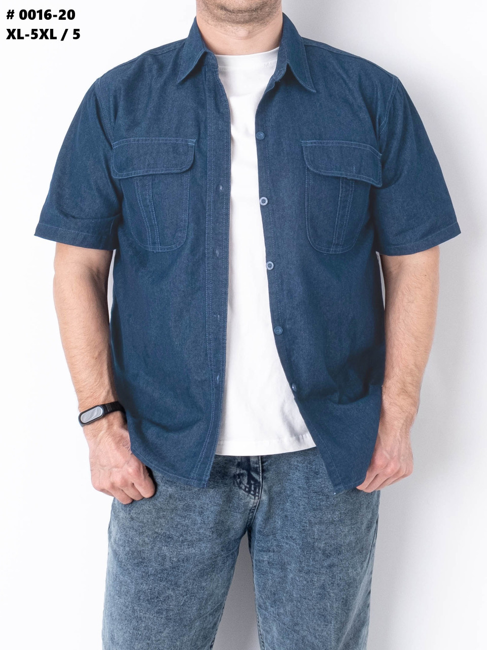 ЧОЛОВІЧА ДЖИНСОВА СОРОЧКА, фото 1