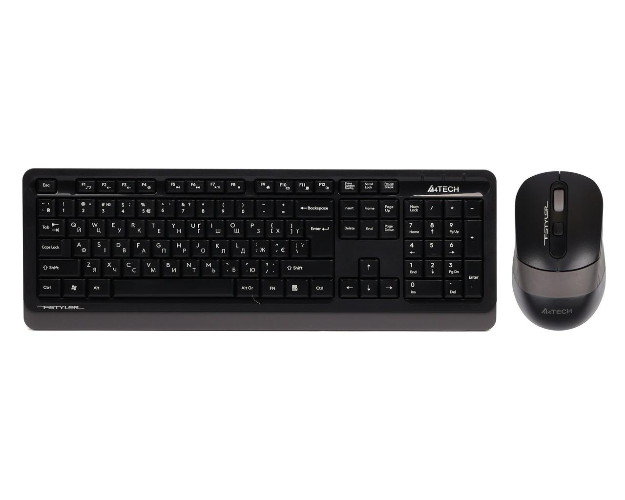 Комплект (клавіатура + миша) A4Tech FG1010 (Grey)