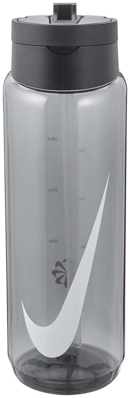 Пляшка Nike TR RENEW RECHARGE STRAW BOTTLE 24 OZ чорний, білий Уні 709 мл original Акція Знижка