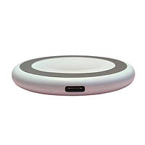 Бездротовий зарядний пристрій Wireless Charge CF20 для смартфонів 15W Білий, фото 4