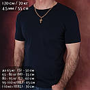 Позолочений срібний ланцюжок і хрестик. Ланцюг бісмарк і кулон. 50 см, фото 2