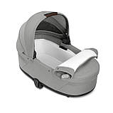 Люлька на коляску Cybex Cot S Lux Stone Grey Сіра, фото 2