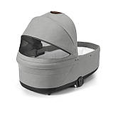 Люлька на коляску Cybex Cot S Lux Stone Grey Сіра, фото 4