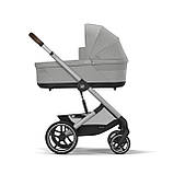 Люлька на коляску Cybex Cot S Lux Stone Grey Сіра, фото 5