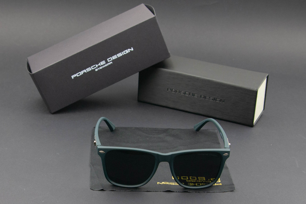 Окуляри чоловічі сонцезахисні Porsche Design (арт. PB87008) зелена матова оправа