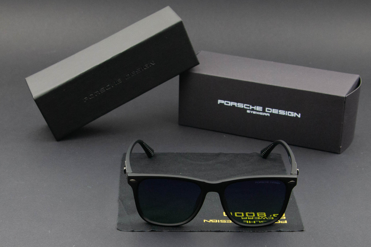 Окуляри чоловічі сонцезахисні Porsche Design (арт. PB87008) чорна оправа/кольорові лінзи
