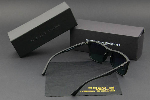 Окуляри чоловічі сонцезахисні Porsche Design (арт. PB87008) чорна оправа/кольорові лінзи, фото 4