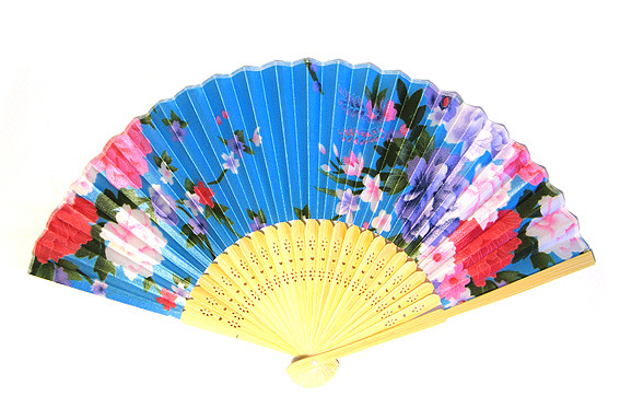 Віяло від спеки блакитної півонії, фото 1