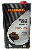 Синтетична моторна олива для автомобілів Rovas 5W-30 1л