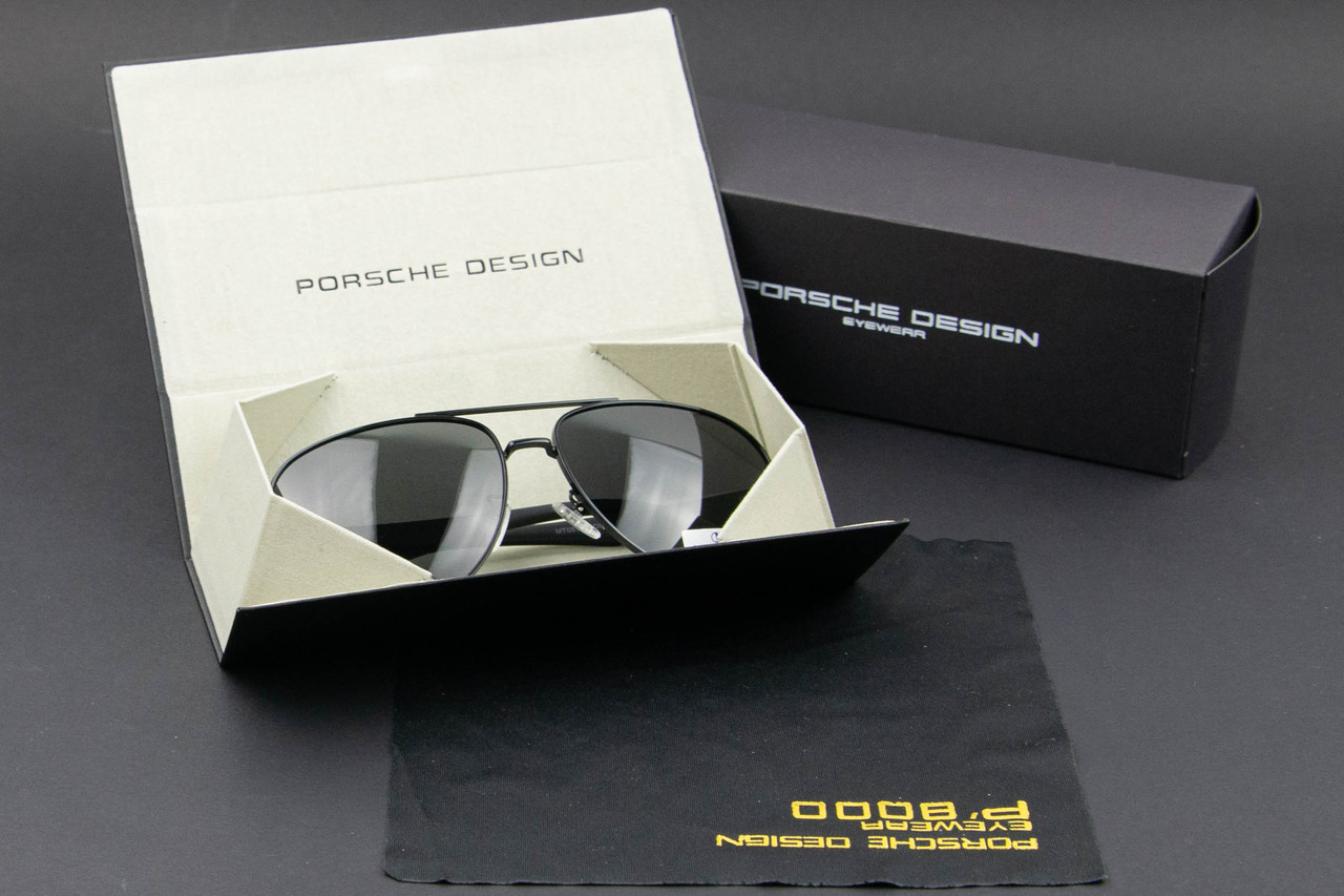 Окуляри сонцезахисні Porsche Design авіатори поляризаційні (арт. MT0914) черный