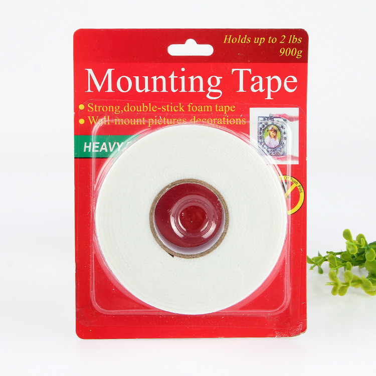Двостороння монтажна клейка стрічка на вспіненій основі Mounting Tape 1,8х300 см