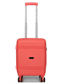 Валіза ручна поклажа XS поліпропілен корал 49х32х18/25л/2.6кг/Snowball