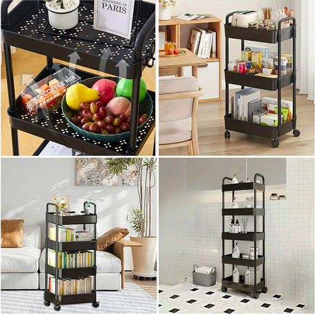 Етажерки мобільні на колесах