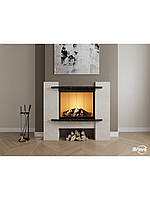 Камінне облицювання Браво Лейпциг матеріал Volakas + Nero Marquina