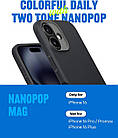 Чохол Caseology Nano Pop Mag Black Sesame Navy для iPhone 16 ACS08238, фото 9