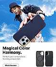 Чохол Caseology Nano Pop Mag Black Sesame Navy для iPhone 16 ACS08238, фото 6