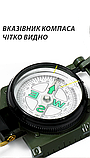 Лінзовий водонепроникний компас Solve Olive (KT6008905), фото 5