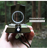 Лінзовий водонепроникний компас Solve Olive (KT6008905), фото 6