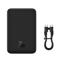 Зовнішній акумулятор Baseus Magnetic Mini Wireless Fast Charge Power Bank 20000mAh 20W Black, фото 10