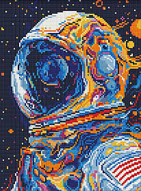 Алмазна мозаїка/вишивка Вічний космос 30*40 см Ідейка AMO 8073