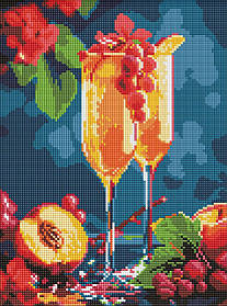 Алмазна мозаїка/вишивка Натюрморт. Солодка насолода 30*40 см Ідейка AMO 8081