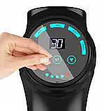 Масажер пістолет з 12 насадками, перкусійний масажер для спини та тіла + у чохлі Malatec 23575, фото 2