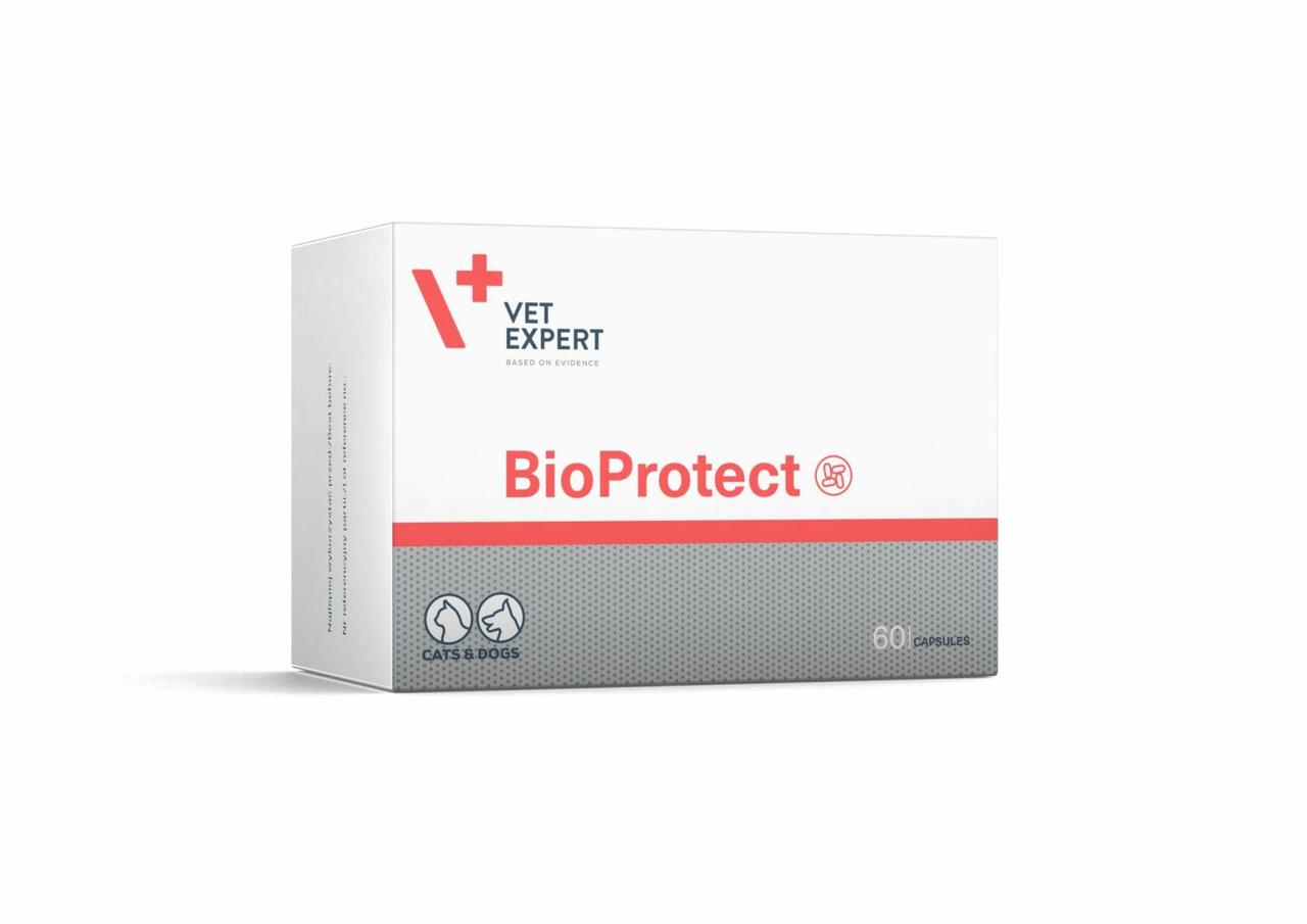 VetExpert BioProtect Харчова добавка для кішок та собак з порушеною шлунково-кишковою мікрофлорою 60к