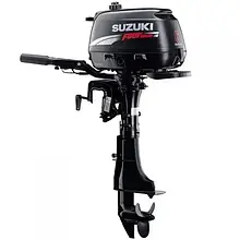 Лодковий мотор Suzuki DF 6 S 6 к.с. чотиритактний бензиновий румпельне управління висота транця 381 мм