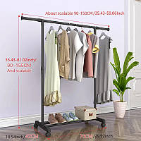 Вішалка стійка телескопічна XPRO Double Pole 8019-2F (41685-8019-2F_599)