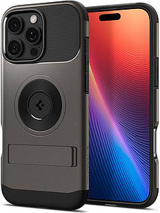 Чохол Spigen Slim Armor MagFit Gunmetal для iPhone 16 Pro Max ACS08033