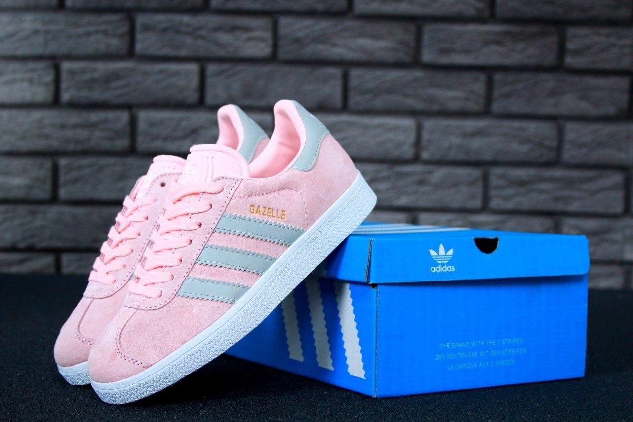 Рожеві жіночі Кросівки Adidas Gazelle
