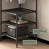 Кутова вішалка 2/3-рівнева полиця для зберігання Універсальнач вішалка стійка кутова, фото 3