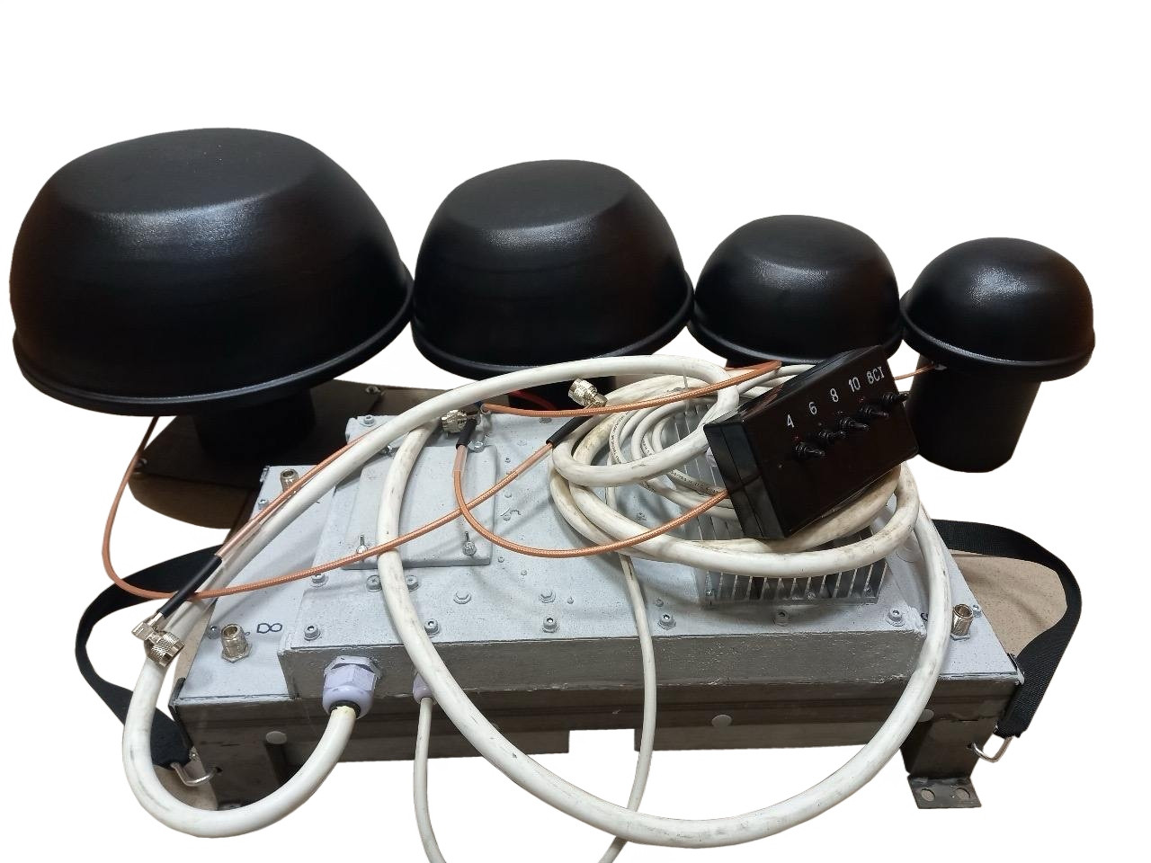 Купольний РЕБ (Антидрон) «Shark» на 4 діапазони (390МГц - 1100МГц)