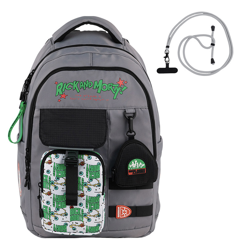 Рюкзак Kite Education teens 2597L Rick & Morty 46x31,5x16 см, 24 л, 145-175 см