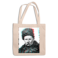 Еко-сумка, шопер, з патріотичним принтом "Шевченко Тарас Григорович. Фото Шевченка" Push IT