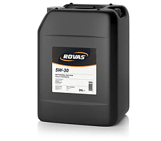 Синтетична моторна олива для автомобілів Rovas 5W-30 20л